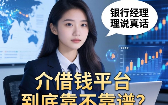 银行经理说真话：介借钱平台到底靠不靠谱？