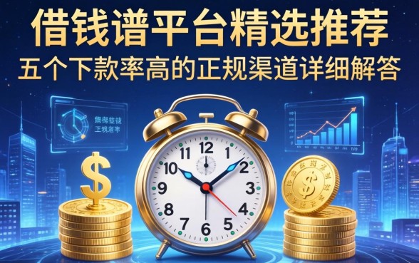 借钱谱平台精选推荐：五个下款率高的正规渠道详细解答