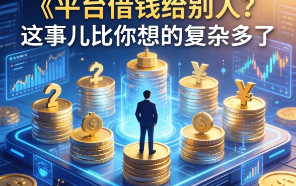 从平台借钱给别人？这事儿比你想的复杂多了