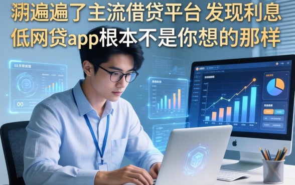 我翻遍了主流借钱平台，发现利息低的网贷app根本不是你想的那样