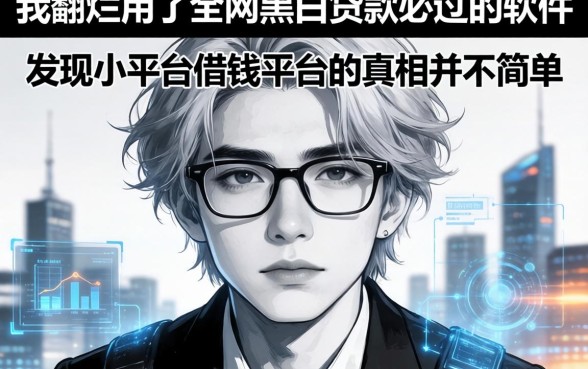 我翻烂了全网黑白贷款必过的软件，发现小平台借钱平台的真相并不简单