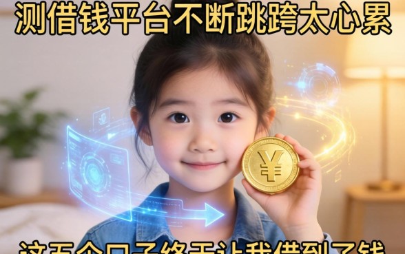 实测借钱平台不断跳转太心累，这五个口子终于让我借到了钱