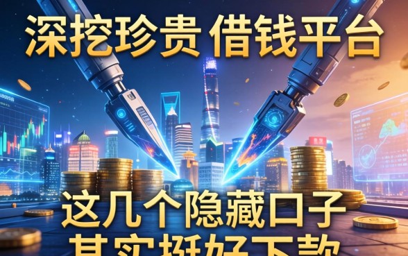 深挖珍贵的借钱平台，这几个隐藏口子其实挺好下款