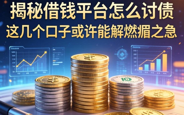 揭秘借钱平台怎么讨债，这几个口子或许能解燃眉之急
