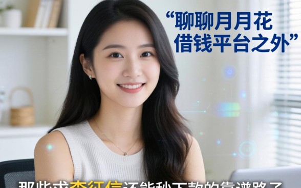 聊聊月月花借钱平台之外，那些不查征信还能秒下款的靠谱路子