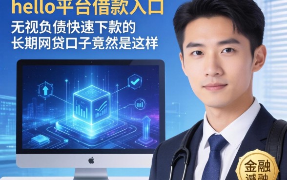 我翻遍了hello平台的借款入口，发现无视负债快速下款的长期网贷口子竟然是这样