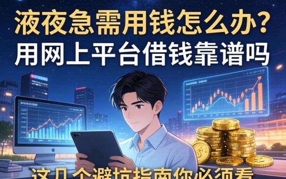 深夜急需用钱怎么办？用网上平台借钱靠谱吗？这几个避坑指南你必须看