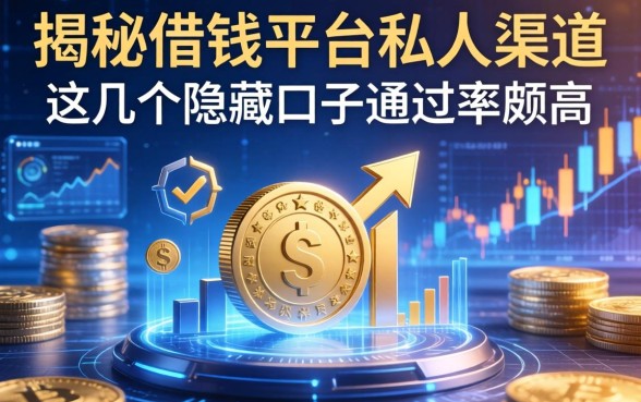 揭秘借钱平台私人渠道，这几个隐藏口子通过率颇高