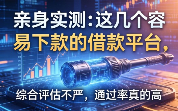 亲身实测：这几个容易下款的借款平台，综合评估不严，通过率真的高