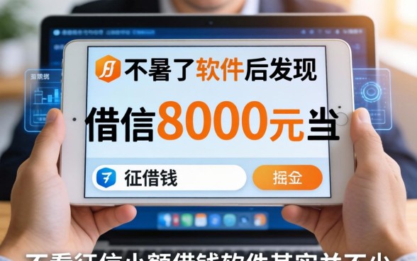 我借了8000元后发现，不看征信小额借钱的软件其实并不少