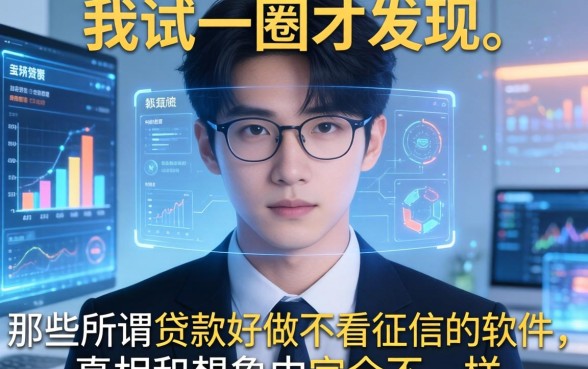 我试了一圈才发现，那些所谓贷款好做不看征信的软件，真相和想象中完全不一样