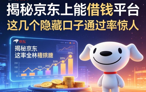 揭秘京东上能借钱的平台，这几个隐藏口子通过率惊人