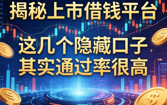 揭秘上市借钱平台：这几个隐藏口子其实通过率很高