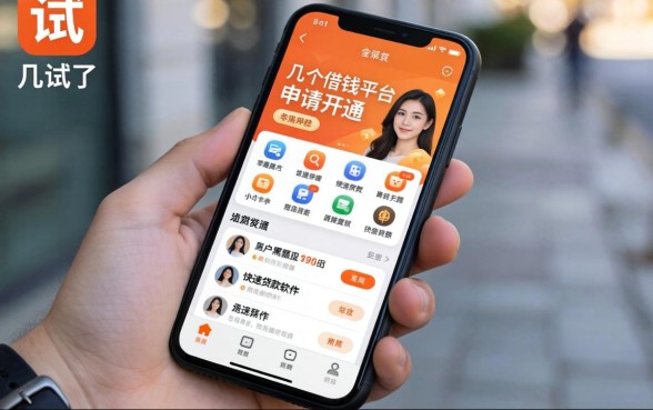 我试了几个借钱平台申请开通，发现手机小额黑户快速贷款软件根本不是你想的那样