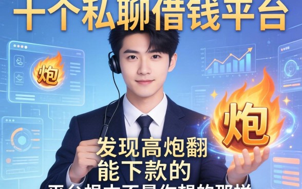 我翻了十个私聊借钱平台，发现高炮能下款的平台根本不是你想的那样
