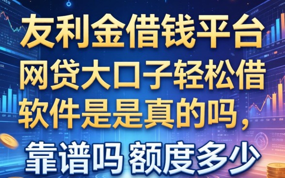 友利金借钱平台和网贷大口子轻松借软件是真的吗，靠谱吗，额度多少
