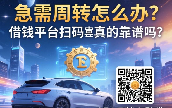 急需周转怎么办？借钱平台扫码真的靠谱吗？这几个细节你必须知道！