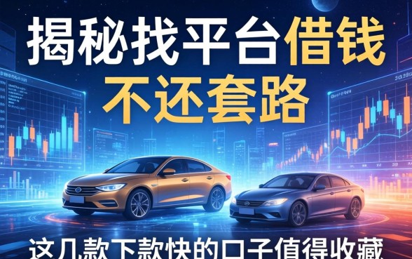 揭秘找平台借钱不还的套路，这几款下款快的口子值得收藏