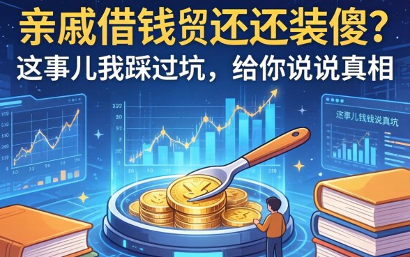 亲戚借钱不还还装傻？这事儿我踩过坑，给你说说真相