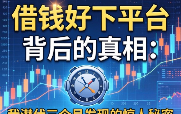 借钱好下平台背后的真相：我潜伏三个月发现的惊人秘密