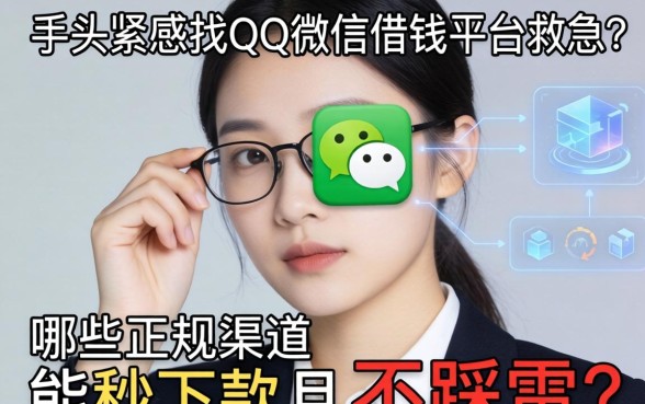 手头紧想找QQ微信借钱平台救急？哪些正规渠道能秒下款且不踩雷？