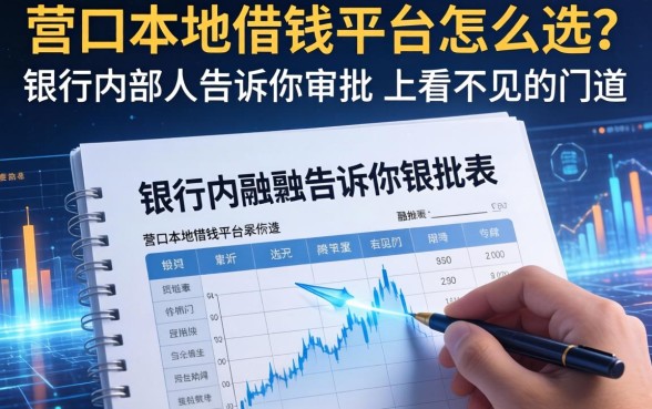 营口本地借钱平台怎么选？银行内部人告诉你审批表上看不见的门道