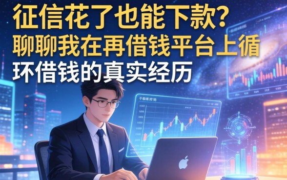 征信花了也能下款？聊聊我在再借钱平台上循环借钱的真实经历