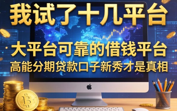 我试了十几个平台，发现大平台可靠的借钱平台和高能分期贷款口子新秀才是真相
