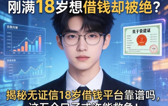 刚满18岁想借钱却被拒?揭秘无证信18岁借钱平台靠谱吗,这五个口子或许能救急!