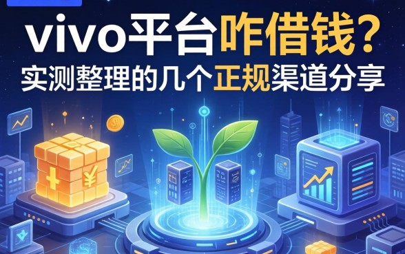 vivo平台咋借钱？实测整理的几个正规渠道分享