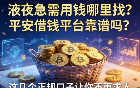 深夜急需用钱哪里找？平南借钱平台靠谱吗？这几个正规口子让你不再求人