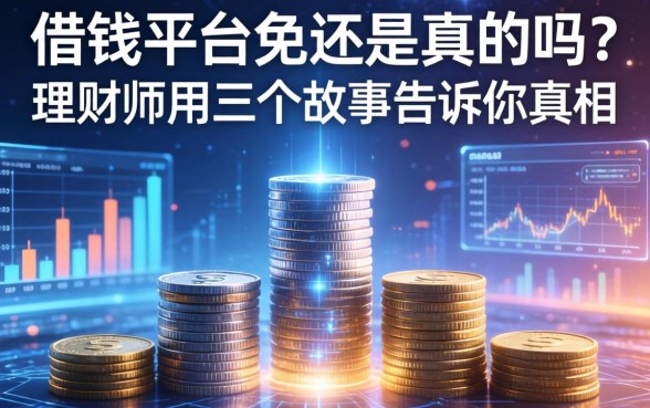 借钱平台免还是真的吗？理财师用三个故事告诉你真相