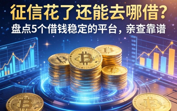 征信花了还能去哪借？盘点5个借钱稳定的平台，亲测靠谱