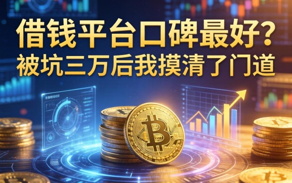 借钱平台口碑最好？被坑三万后我摸清了门道