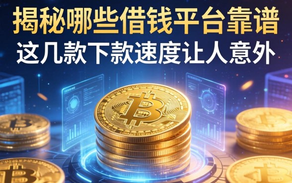 揭秘哪些借钱平台靠谱，这几款下款速度让人意外