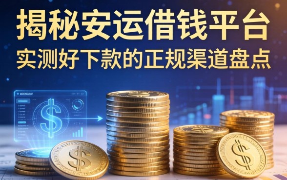 揭秘安远借钱平台：实测好下款的正规渠道盘点