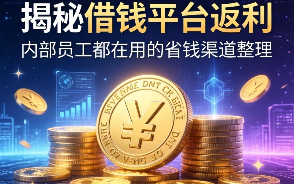 揭秘借钱平台返利：内部员工都在用的省钱渠道整理
