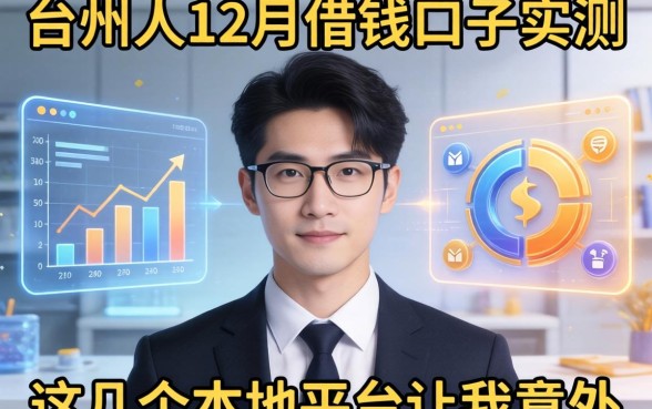 台州人12月借钱口子实测,这几个本地平台让我意外