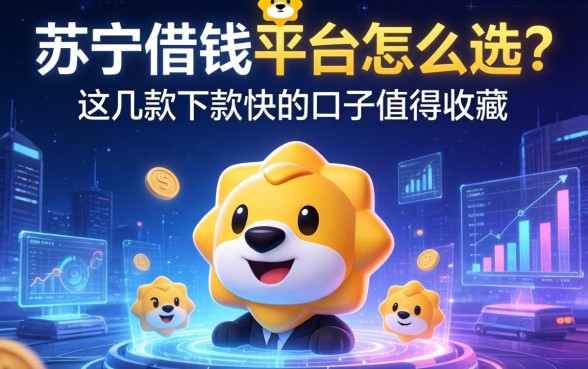 苏宁借钱平台怎么选？这几款下款快的口子值得收藏