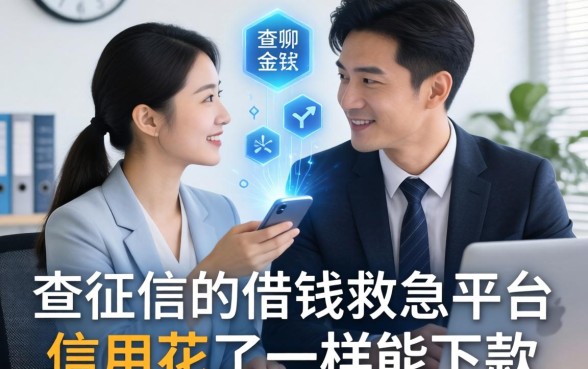 聊聊那些不查征信的借钱救急平台，信用花了一样能下款