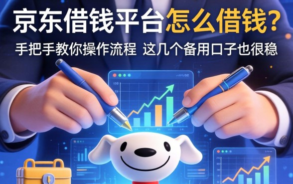 京东借钱平台怎么借钱？手把手教你操作流程，这几个备用口子也很稳