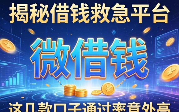 揭秘借钱救急平台微借钱：这几款口子通过率意外高