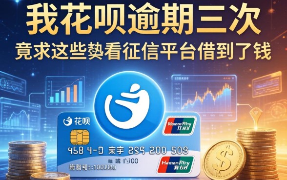 我花呗逾期三次，竟在这些不看征信的平台借到了钱