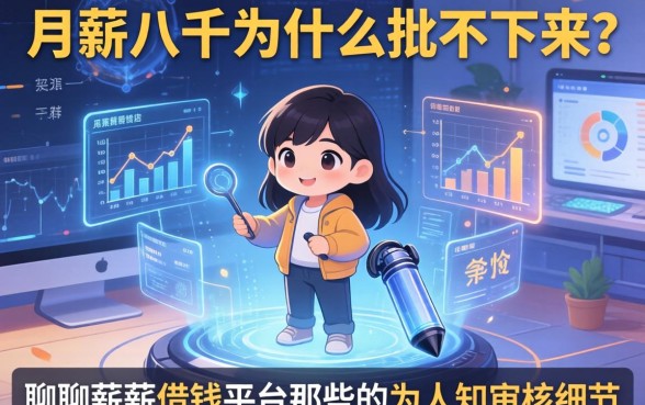 月薪八千为什么批不下来？聊聊薪薪借钱平台那些不为人知的审核细节