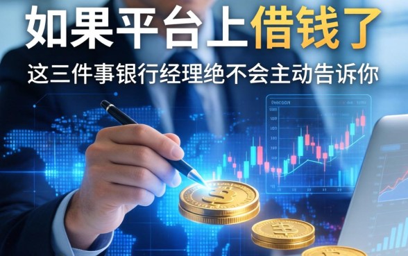如果在平台上借钱了，这三件事银行经理绝不会主动告诉你
