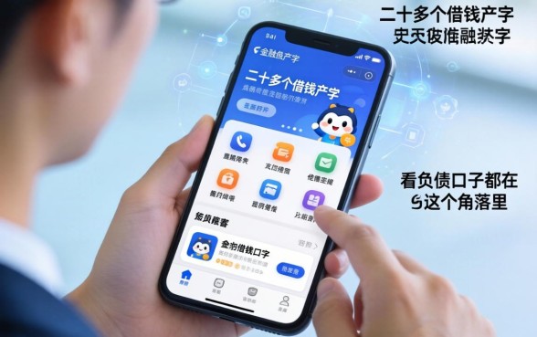 我翻了二十多个借钱软件，发现不看负债的口子都在手机这个角落里