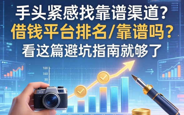 手头紧想找靠谱渠道？借钱平台排名y靠谱吗？看这篇避坑指南就够了
