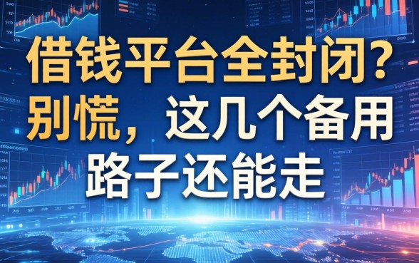 借钱平台全封了？别慌，这几个备用路子还能走