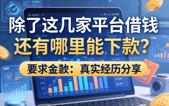 除了这几家平台借钱，还有哪里能下款？真实经历分享