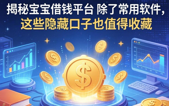 揭秘宝宝借钱平台：除了常用软件，这些隐藏口子也值得收藏